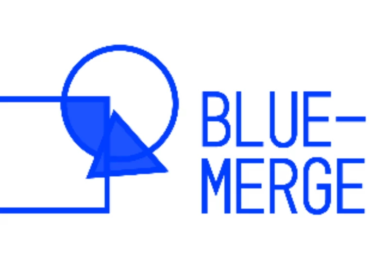 logo blue merge